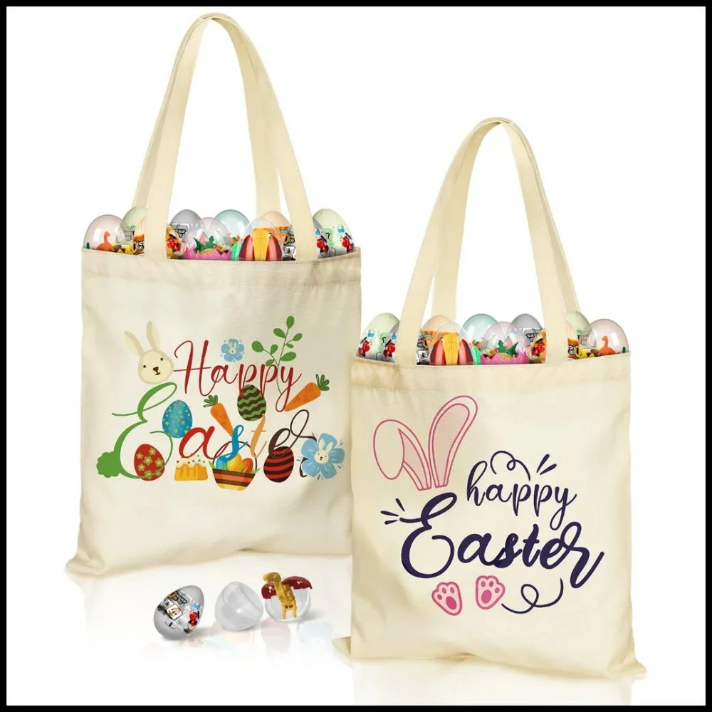 Canvas Tote Bag Foldable Durable Lightweight Versatile Everyday Use